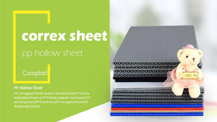 PP flute corrugated sheet