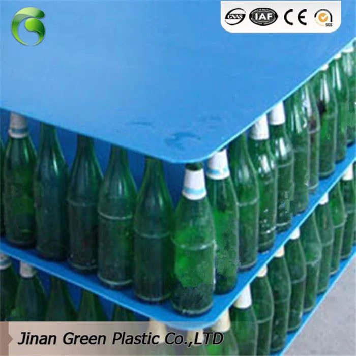 Plastic laagkussen voor fles